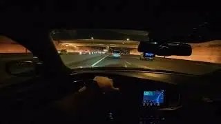 POV Night Drive | Saudi Arabia - Riyadh | Highway Drive (4K)