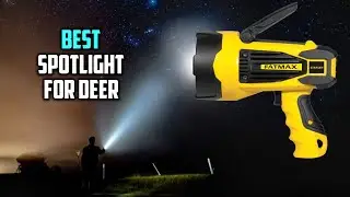 Best Spotlight for Deer in 2026 - Top 5 Review [10 Watt 1000 Lumens LED Rechargeable Spotlight]