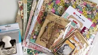 Vintage and Floral Paper Haul