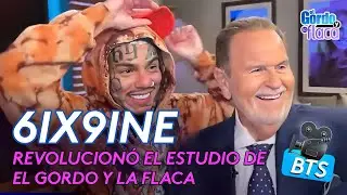 6ix9ine causó conmoción a su llegada a El Gordo y la Flaca