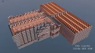 I built an instruction cache in Minecraft Bedrock!