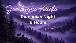 Romanian Night - 8 Hour Carpathian Mountain Wind & Distant Wolf Howls