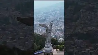 La majestuosa Virgen de El Panecillo, tambi&eacute;n conocida como Virgen de Quito 💙❤️💙