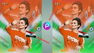 26 January photo editing kaise kare || PicsArt app se || republic day photo editing || satisheditz05