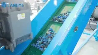 Heavy Duty Plastic Crusher | Crushing 500kg per hour - Langye Recycling Technology #plasticcrusher 