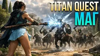 Titan Quest классический маг-посошник. Оракул Воздух и Дух. Начало игры, Норма Греция #1