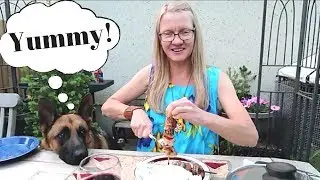 BACKYARD PICNIC WITH THE PUP