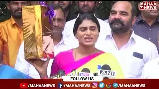కెసిఆర్ కు బూట్లు పంపిన షర్మిల | YS Sharmila New Shoes Gifted To KCR | Mahaa News