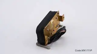 Wilkinson M Series Classic Tone Ceramic Overwound Open Style Humbucker Bridge Pickup 360 show