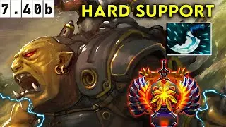 Alchemist Immortal Hard Support - Dota 2 Patch 7.40B Pro Pub Gameplay