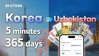 💰Send money to the Uzbekistan in just 🕐5-minutes! - Cross Remittance