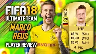 FIFA 18 MARCO REUS (86) PLAYER REVIEW! FIFA 18 ULTIMATE TEAM!