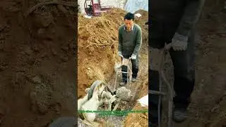 Compacting Foundation with Small Diesel Rammer