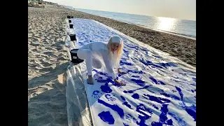 Contemporary art. Performance 2020.  Modern artist painter Iryna Sushelnytska. Часть 2. Action 2