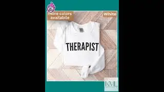 Therapist Sweatshirt, Therapy Crewneck, Mental Health Awareness Sweater, School Counselor, Therap...