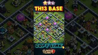 Best TH13 Farming Base Anti-Electro Dragon Anti loot Base #shorts