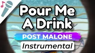 Post Malone & Blake Shelton - Pour Me A Drink - Karaoke Instrumental (Acoustic)