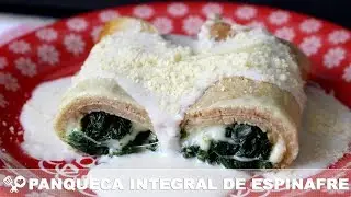 Panqueca integral de espinafre com queijo - RECEITA SEM CARNE - RECEITAS QUE AMO