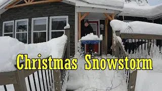 Stuck in a Christmas Snowstorm/ Life Off Grid in Newfoundland