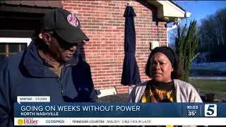 Thousands of Nashville residents still without power a week after deadly winter storm