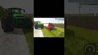 Truck Or Trailer Stuck | Big Tractor Help Truck | fs25 #fs25 #youtubeshorts #shorts