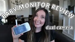 BABY MONITOR REVIEW || dual camera from Hubble Connected