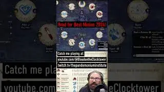 Best Minion 2024! #bloodontheclocktower