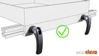 LAC-B-R cam clamps with adjustable ring-nut