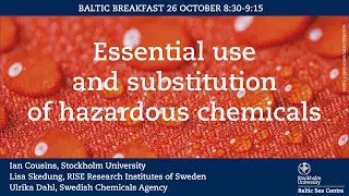 Baltic Breakfast: Essential use and substitution of hazardous chemicals