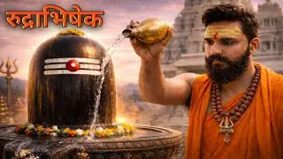 प्रातः काल नर्मदेश्वर शिवलिंग पर जलाभिषेक