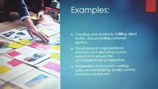 Four functions of management by Juan nunez
