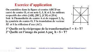 Mathématiques 7C Transformations planes Généralités 1/7