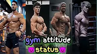 Gym status attitude 🥵// gym motivation shayari 🤯//bodybuilder😡 motivation videos 💪// rohit_fitness91