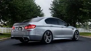 2016 BMW F10 M5 Pure Metal Silver Edition Revs