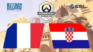 Overwatch - France vs. Croatia - Overwatch World Cup - Group C