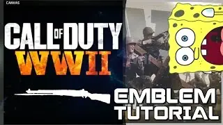 Call of Duty: WWII Emblem Tutorial! (CoD World War 2)