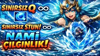😄 Q Spam = Sonsuz Stun! Let the Nami Show Begin! #wildrift #nami #leagueoflegends