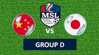 China vs Japan Marble Soccer Showdown! Group D Opener Fireworks! ⚽🔥