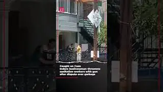 Caught on Cam: Indore businessman threatens sanitation workers with gun after dispute over garbage