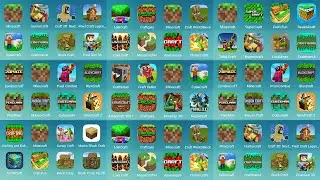 Minecraft, Crafting and Building, SuperCraft, Craftsman, Zombiecraft, Lokicraft, Craftopia, CraftFun