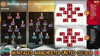 New Minifaces Manchester United 25/2026 by Karjan Studio - PES 21 & FL 2026