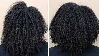 Hydrated & Defined Wash n' Go Using the NEW Sculpt Curl Defining Gel! (Type 4 Hair)