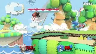 Sonic's F-Smash Hitbox