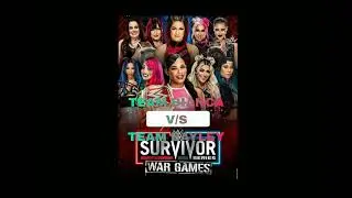 WWE SURVIVOR SERIES 2022 - MATCH CARD
