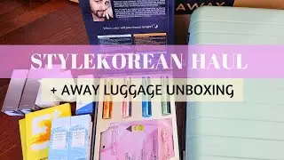 StyleKorean Haul & Away Medium Luggage Unboxing