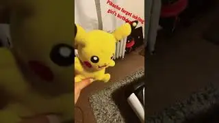 Inkling girl is mad at pikachu!