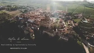 Matrimonio nelle Langhe, Piemonte | trailer alla Torricella a Monforte d'Alba