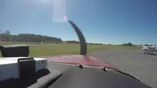 Landing and parking at KDYL Doylestown Airport in a Cessna 172