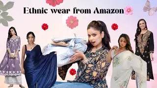 Ethnic Wear From Amazon🥻|| Rugees Vini🌸
