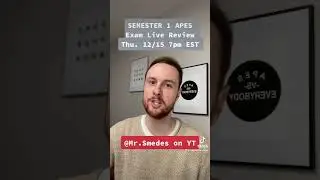 AP Environmental Science Semester 1 Exam Livestream Review